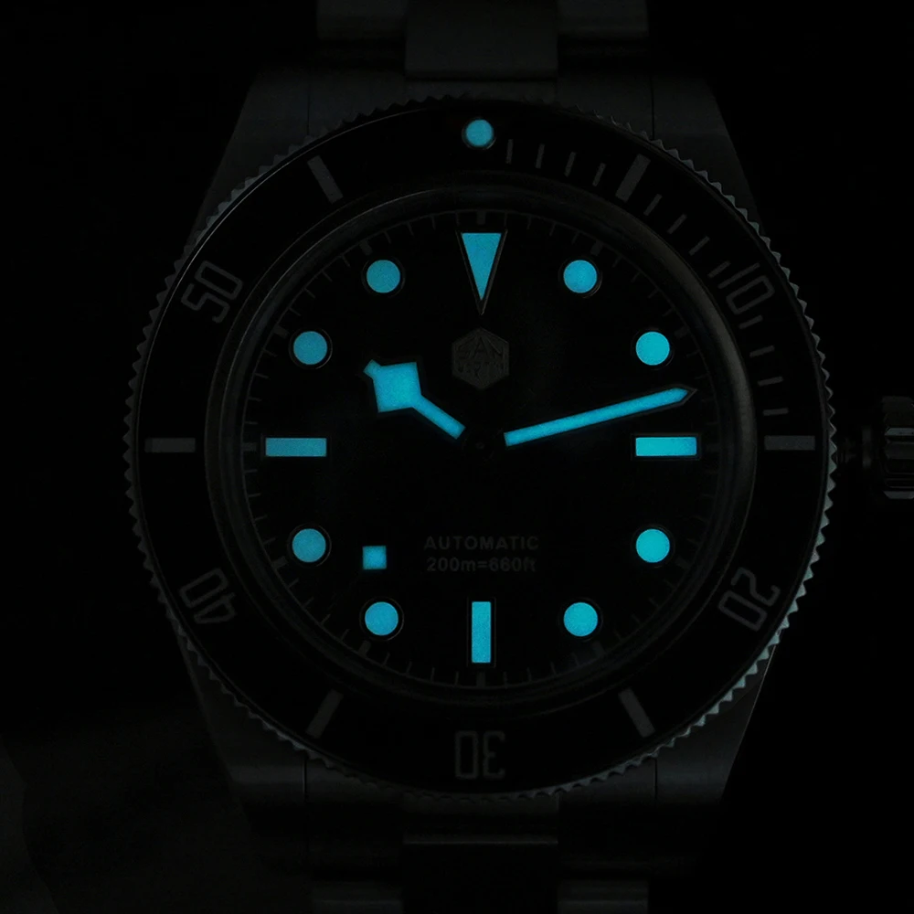 San Martin 40mm Retro Men Diver Watch NH35 Mechanical SN0008