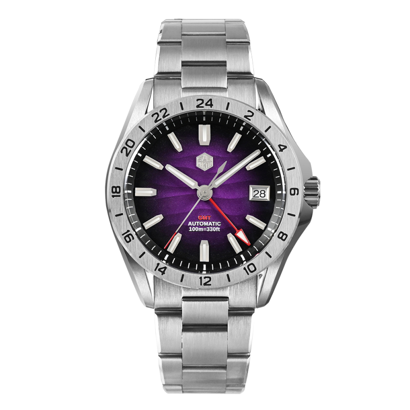San Martin 39mm GMT Dress Watch-SN0129-6
