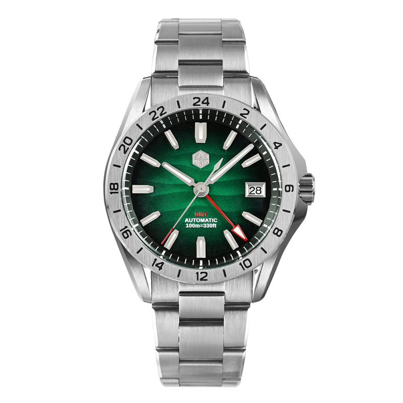 San Martin 39mm GMT Dress Watch-SN0129-6