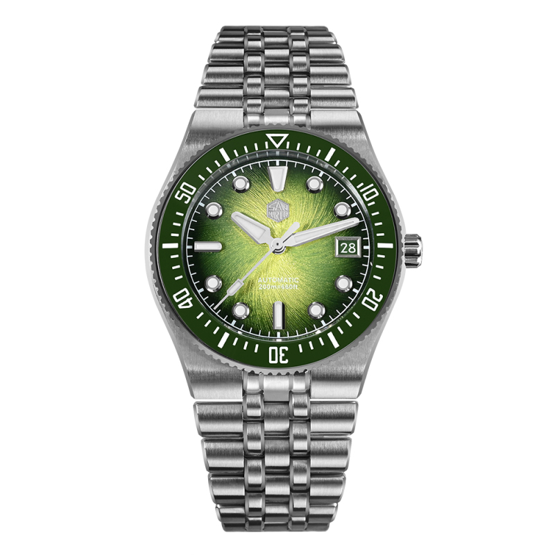 San Martin 40mm Integrated Bracelet Diver Watch Miyota 9015 Automatic Mechanical SN0148GB