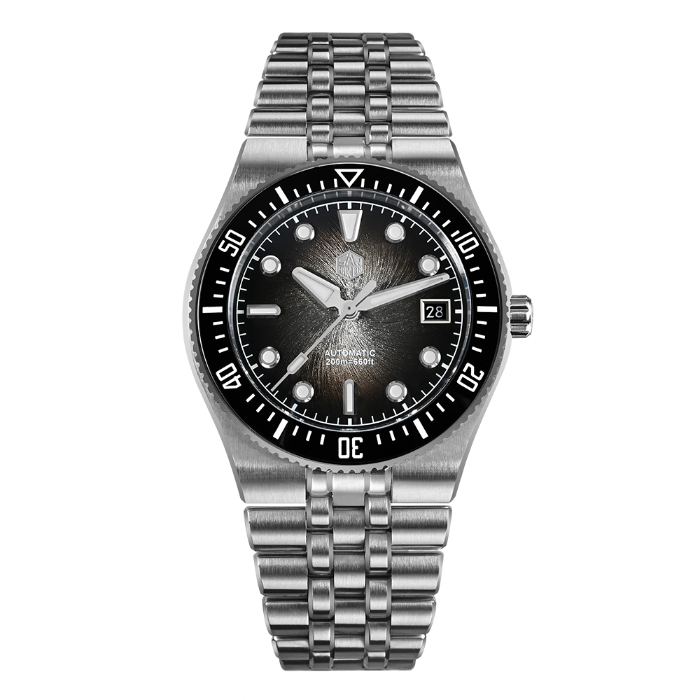 San Martin 40mm Integrated Bracelet Diver Watch Miyota 9015