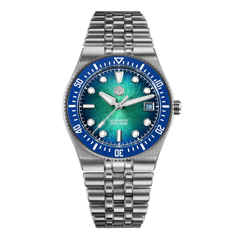 San Martin 40mm Integrated Bracelet Diver Watch Miyota 9015 Automatic Mechanical SN0148GB