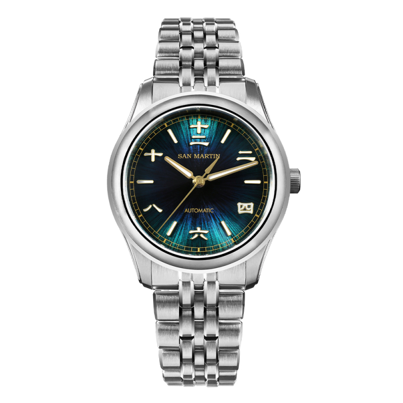 San Martin 39mm Chinese Style Jianzhan Dial MIYOTA 90S5 Automatic Mechanical Watch SN0144 New