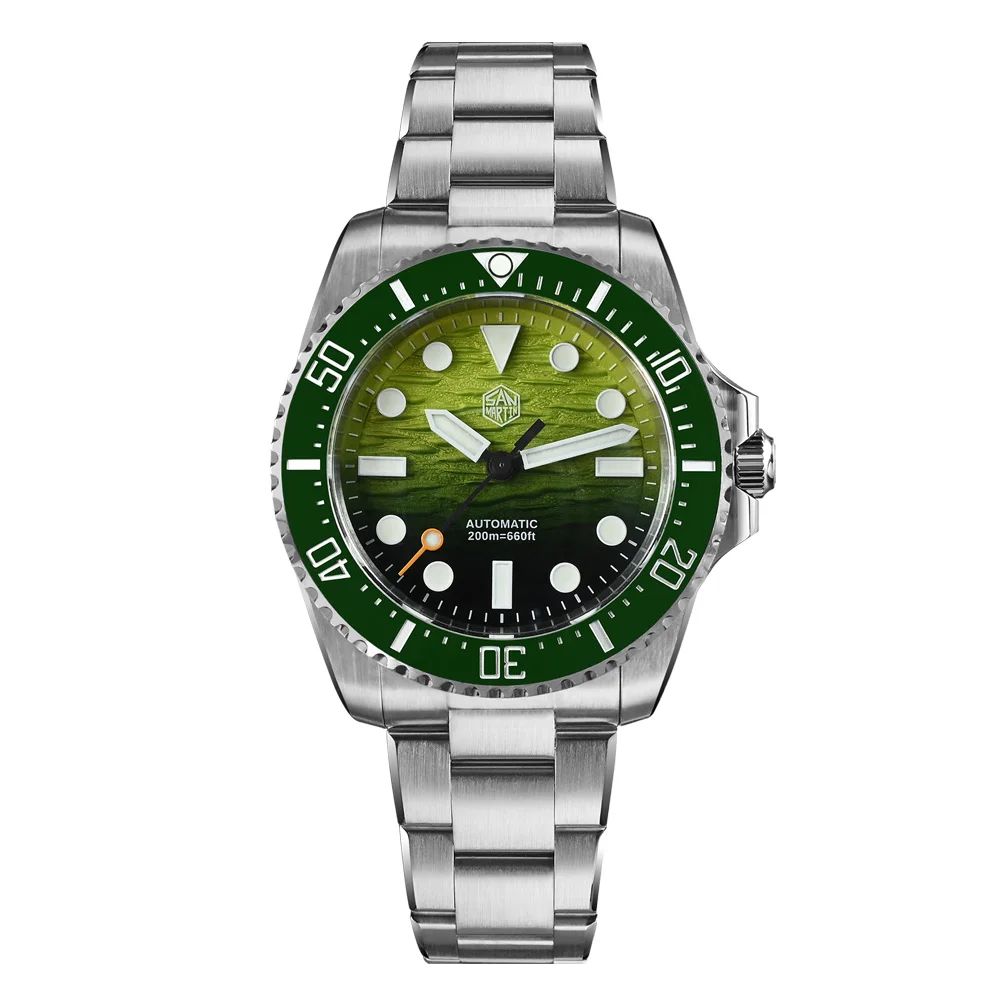 San Martin 38mm Miyota 90S5 Automatic Mechanical Watches SN0126GS