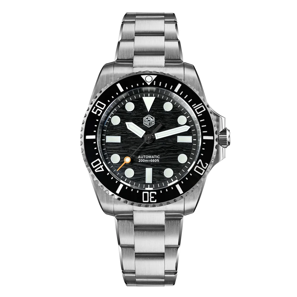 San Martin 38mm Miyota 90S5 Automatic Mechanical Watches SN0126GS