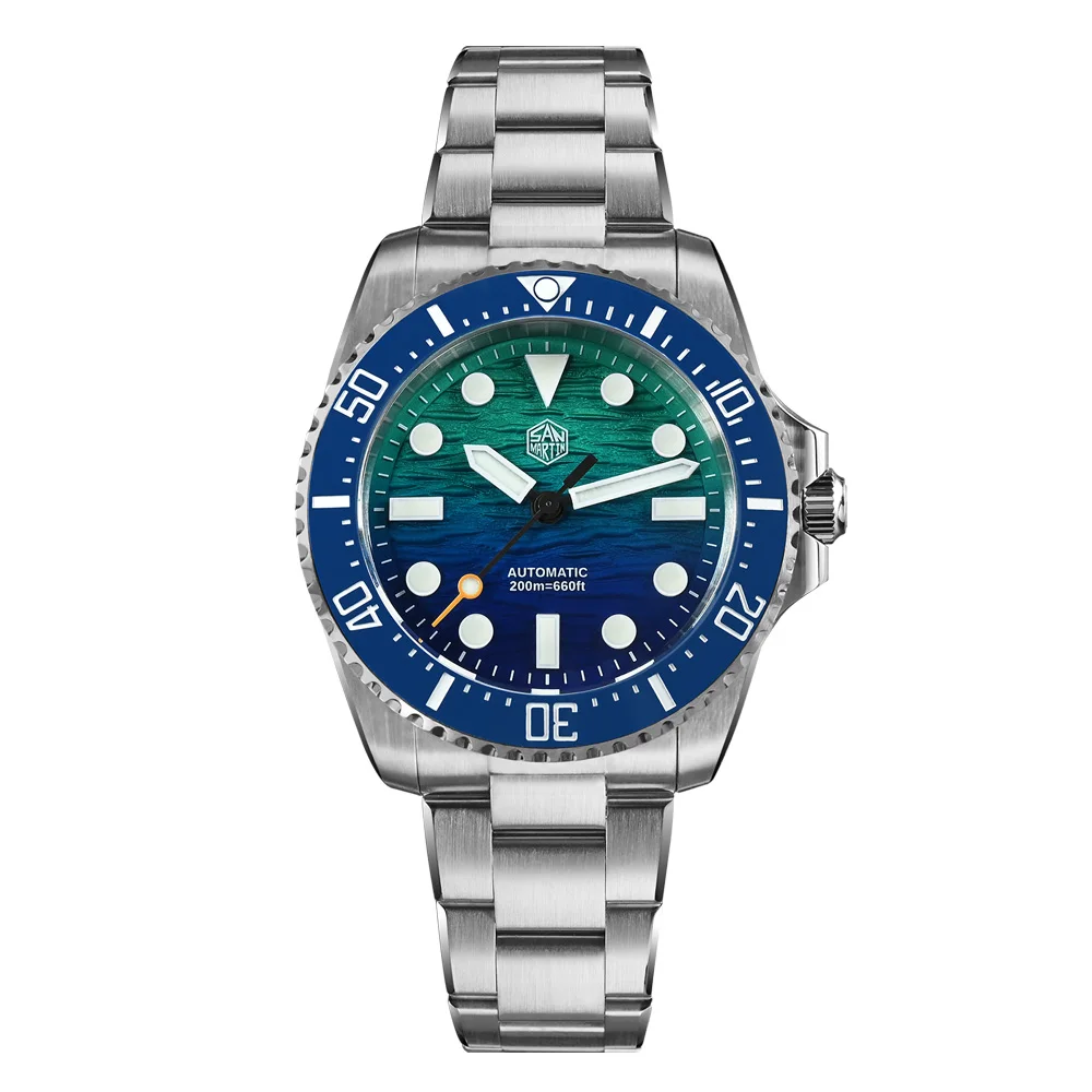 時計 San Martin automatic watch San Martin 38mm Miyota 90S5 Automatic Mechanical Watches SN0126GS