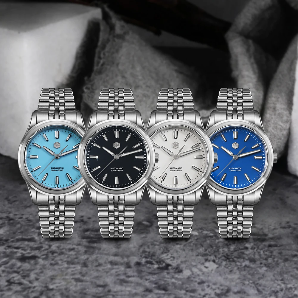 San Martin SN0144 39mm Luxury Enamel Dial Watch Miyota 90S5