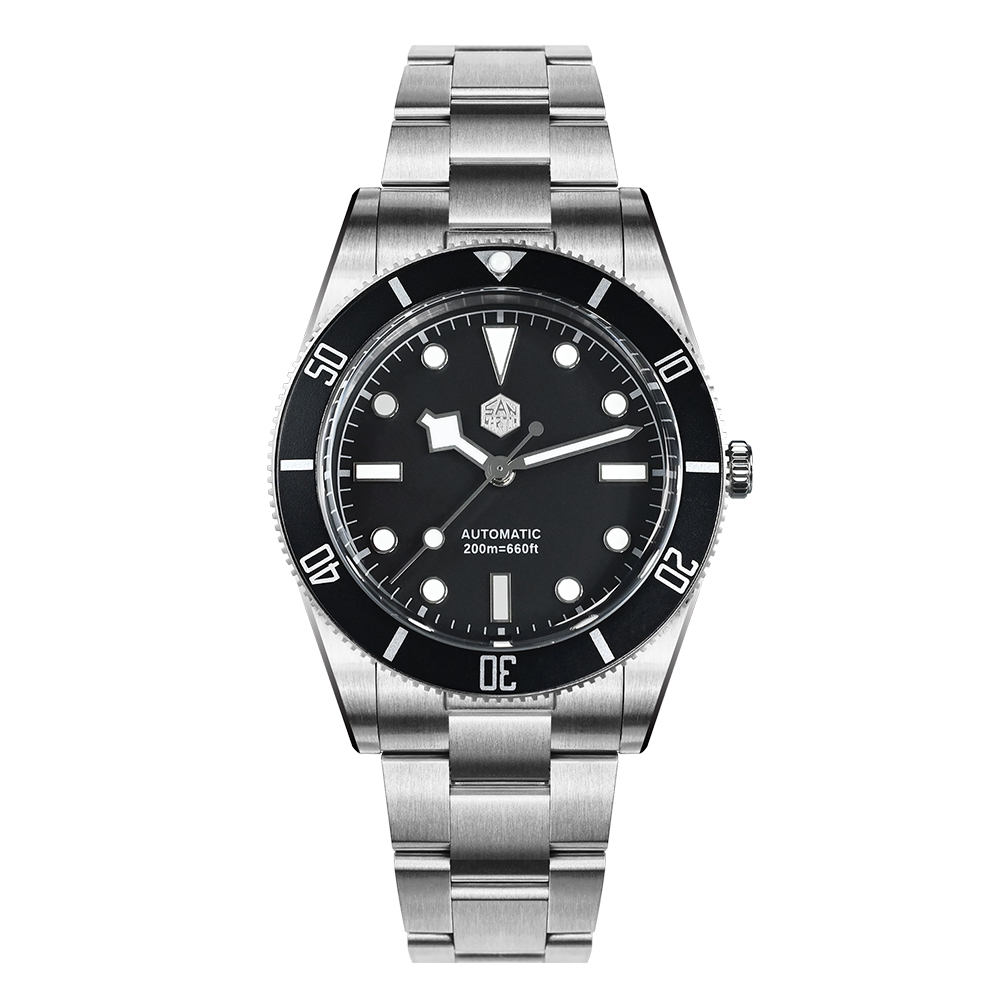 San Martin 37mm SN0138 Upgraded Diving Watch BB54 Retro 28800vph