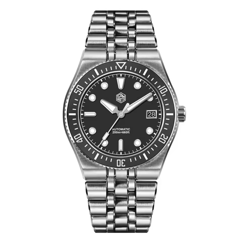 San Martin 40mm Integrated Bracelet Diver Watch Miyota 9015 Automatic Mechanical SN0148GB
