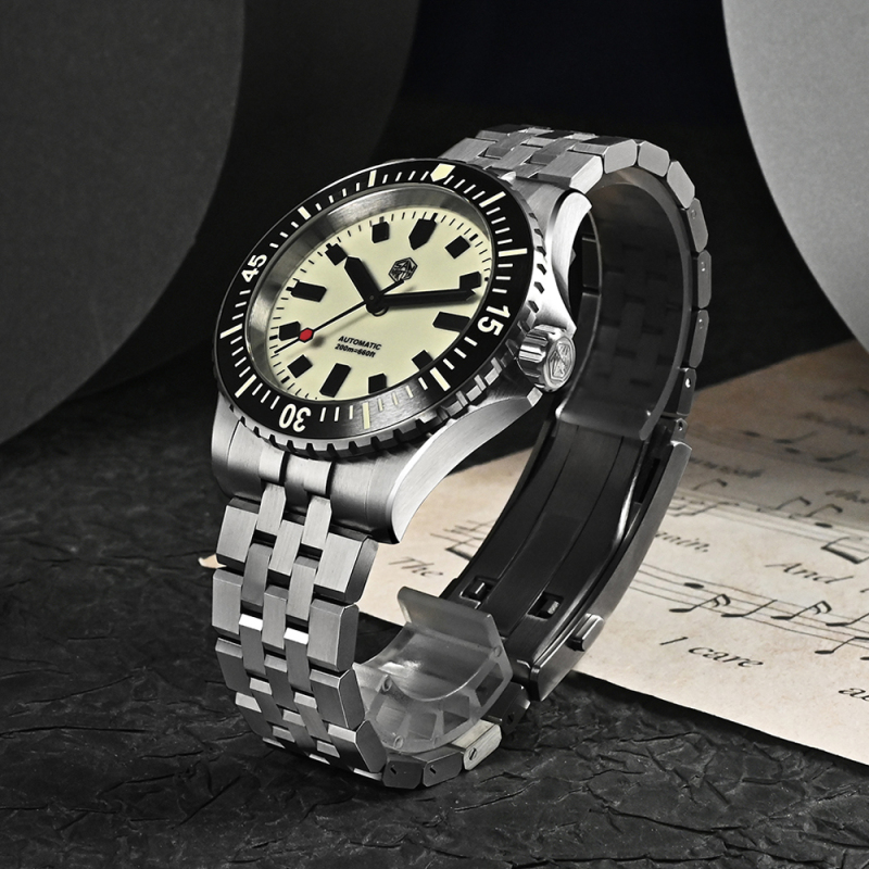 San Martin 1200HV Hardening Coating Full Luminous Watch SN0012