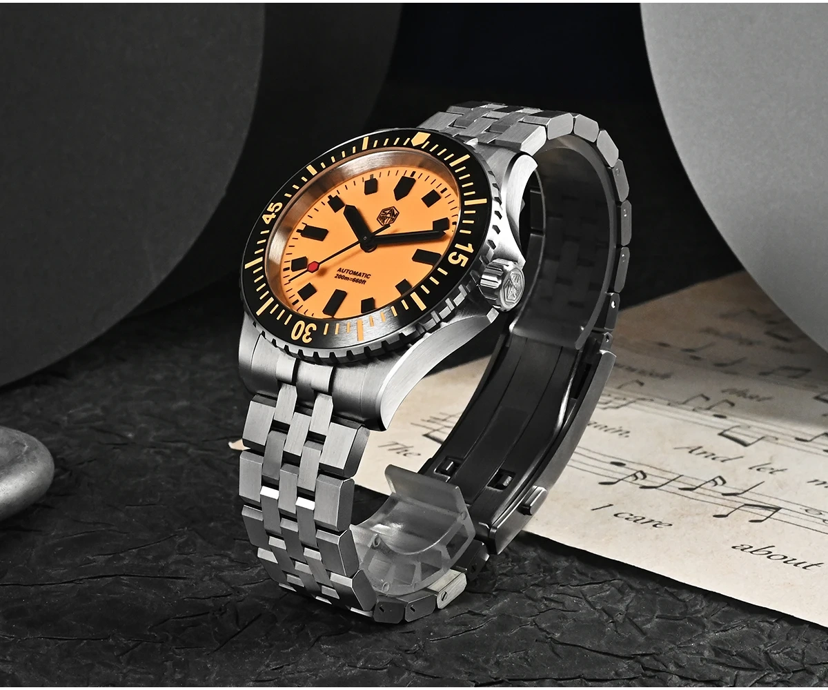 San Martin 1200HV Hardening Coating Full Luminous Watch SN0012
