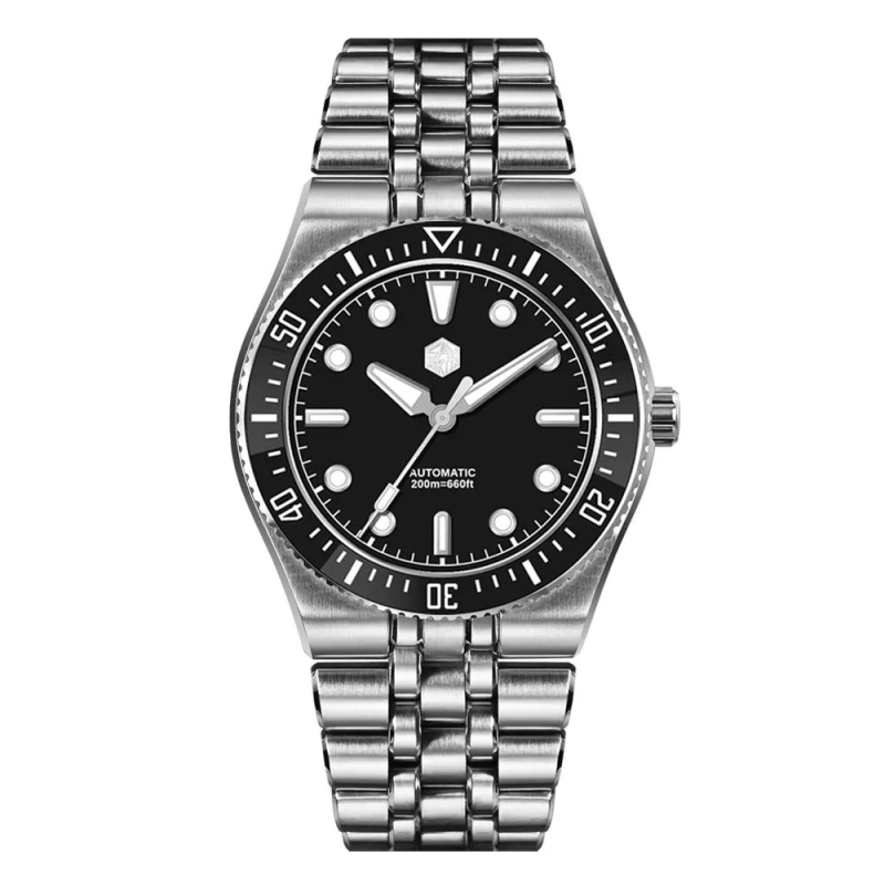 San Martin 40mm Integrated Bracelet Diver Watch Miyota 9015 Automatic Mechanical SN0148GB