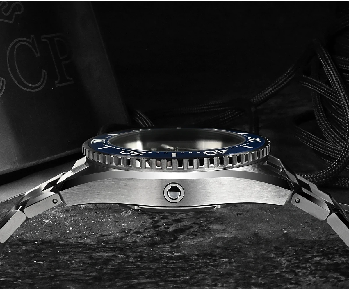 San Martin 41mm Diver Watch ST2130 Helium Automatic Mechanical 600m SN0036