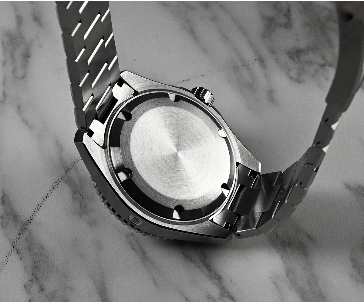 San Martin 41mm Diver Watch ST2130 Helium Automatic Mechanical 600m SN0036