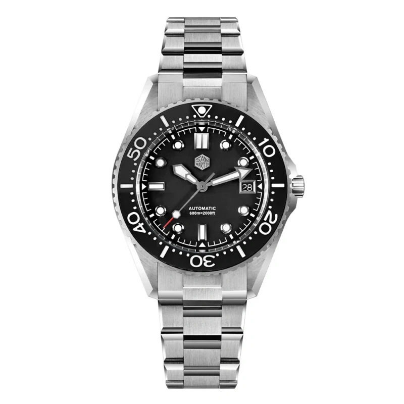 San Martin Upgraded 41mm Waterproof 600m Classic Men Diver Watch Helium Escape Valve ST 2130 Automatic Mechanical Watches SN0036