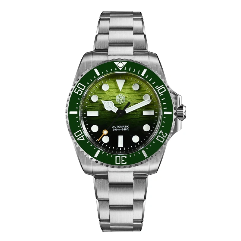 San Martin 38mm 42mm Men Diver Watch Miyota 90S5 Automatic Mechanical Waterproof Watches with Sapphire BGW-X1 Luminous SN0126