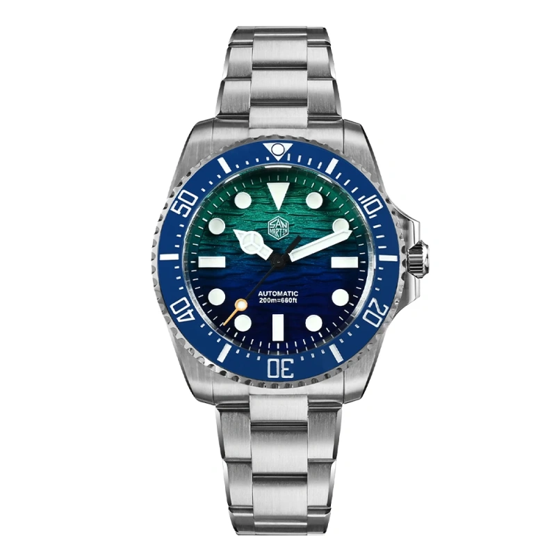 San Martin 38mm 42mm Men Diver Watch Miyota 90S5 Automatic Mechanical Waterproof Watches with Sapphire BGW-X1 Luminous SN0126