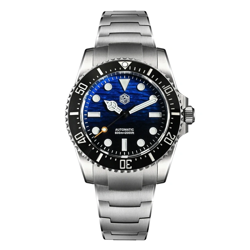 San Martin 38mm 42mm Men Diver Watch Miyota 90S5 Automatic Mechanical Waterproof Watches with Sapphire BGW-X1 Luminous SN0126