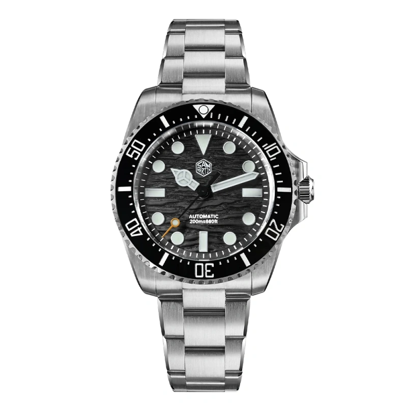 San Martin 38mm 42mm Men Diver Watch Miyota 90S5 Automatic Mechanical Waterproof Watches with Sapphire BGW-X1 Luminous SN0126