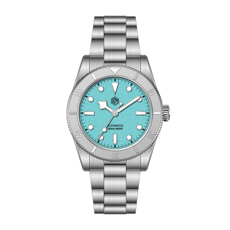 San Martin Fans Discount Edition 37mm SN0138 Upgraded Diving Watch BB54 Retro 28800 vph Automatic Mechanical Men Watches