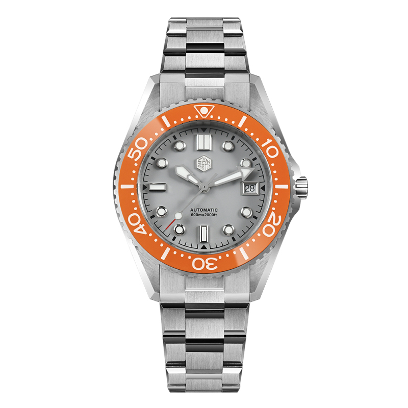 San Martin 41mm Diver Watch ST2130 Automatic Mechanical 600m SN0036