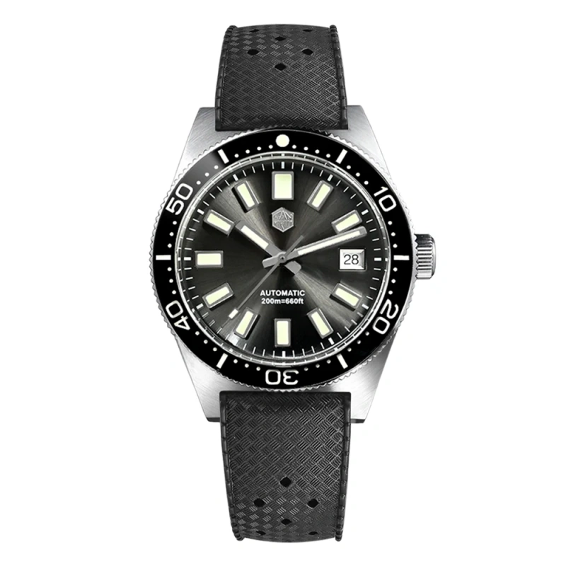 San Martin 39mm Vintage 62MAS Diver Watch SL3001 Mechanical Watches for Men 200m Waterproof C3 Luminous New Upgraded SN0007