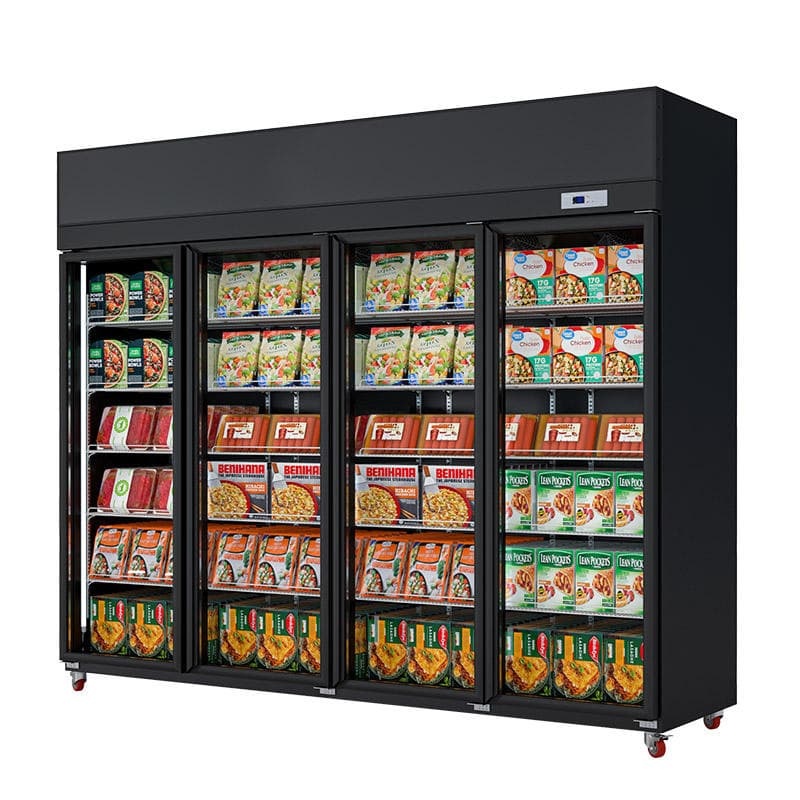 Shop Frozen Food Freezer Glass Door Deep Freezer