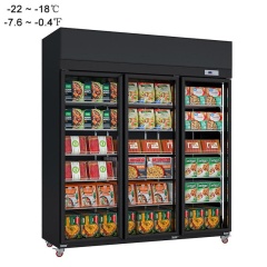 Shop Frozen Food Freezer Glass Door Deep Freezer