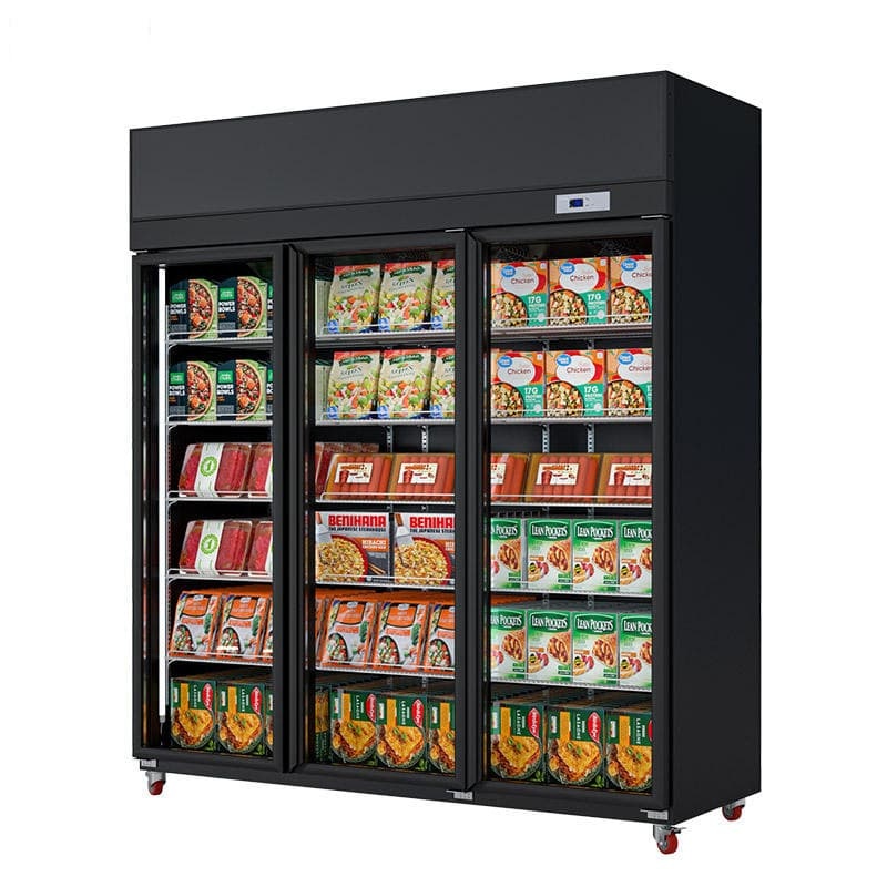 Shop Frozen Food Freezer Glass Door Deep Freezer
