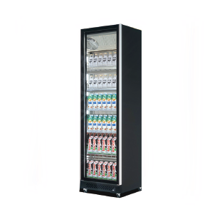 Commercial Glass Doors Black Color Cooler Drink Fridge Beer Refrigerator