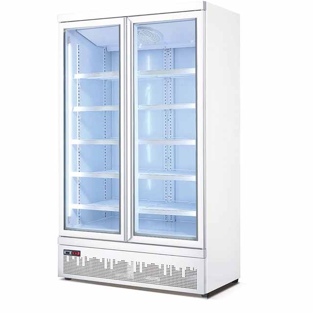 Commercial Upright Glass Door Refrigerator Shop Multideck Beverage Cabinet