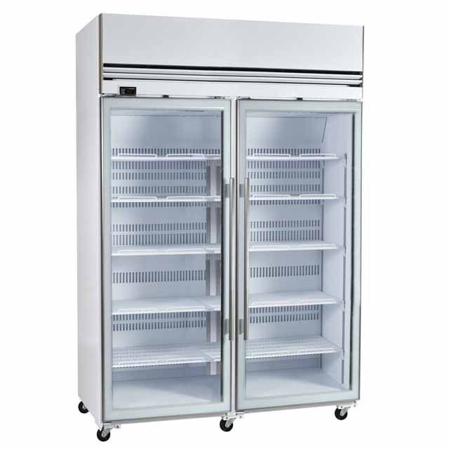 Commercial Upright Glass Door Refrigerator Shop Multideck Beverage Cabinet