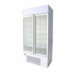 Commercial Upright Glass Door Refrigerator Shop Multideck Beverage Cabinet