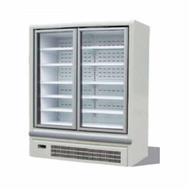 Commercial Upright Glass Door Refrigerator Shop Multideck Beverage Cabinet