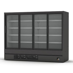 Glass Door Refrigerator Multideck Display Fridge