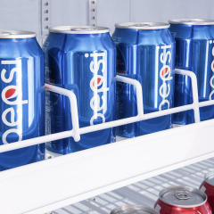 Supermarket Beverage Display Chiller Upright Glass Door Fridge