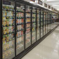 Shop Glass Door Display Fridge Built in Beverage Chiller