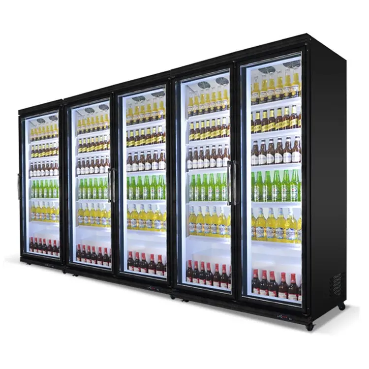 Glass Door Beer Fridge Commercial Beverage Display Refrigerator