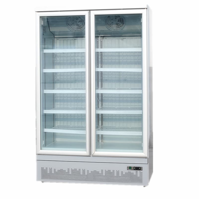 Commercial Glass Door Freezer For Frozen Foods