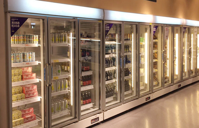 Commercial Drink Display Cooler Beverages Fridge