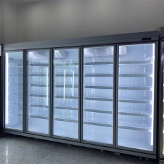 Glass Door Display Fridge For Supermarket
