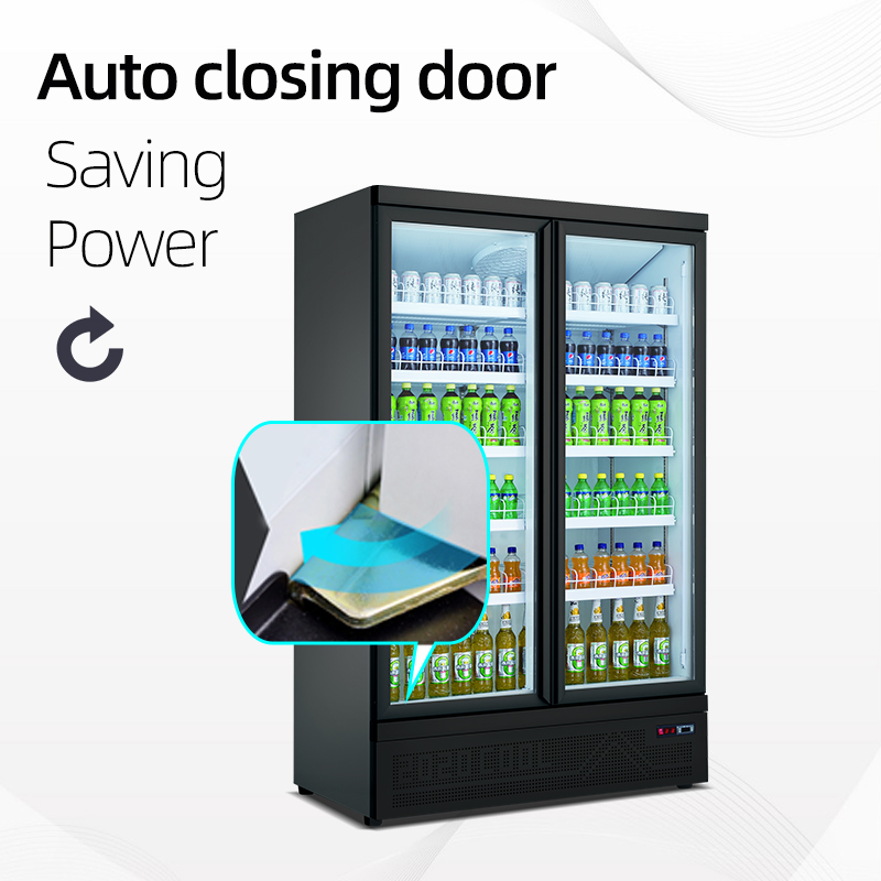 Glass Door Display Fridge For Supermarket