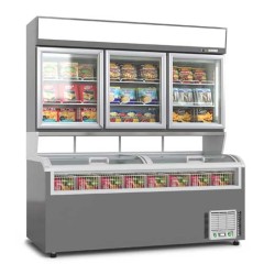 White Combined Freezer