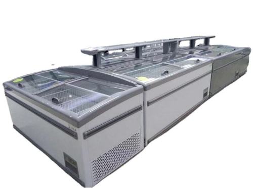 Combination Island Cabinet Meat Fish Ice Cream Display Fridge