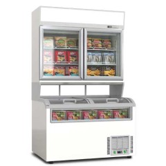 White Combined Freezer