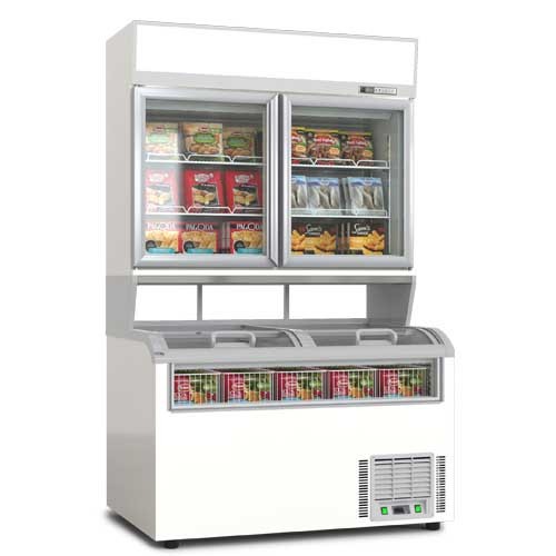 White Combined Freezer