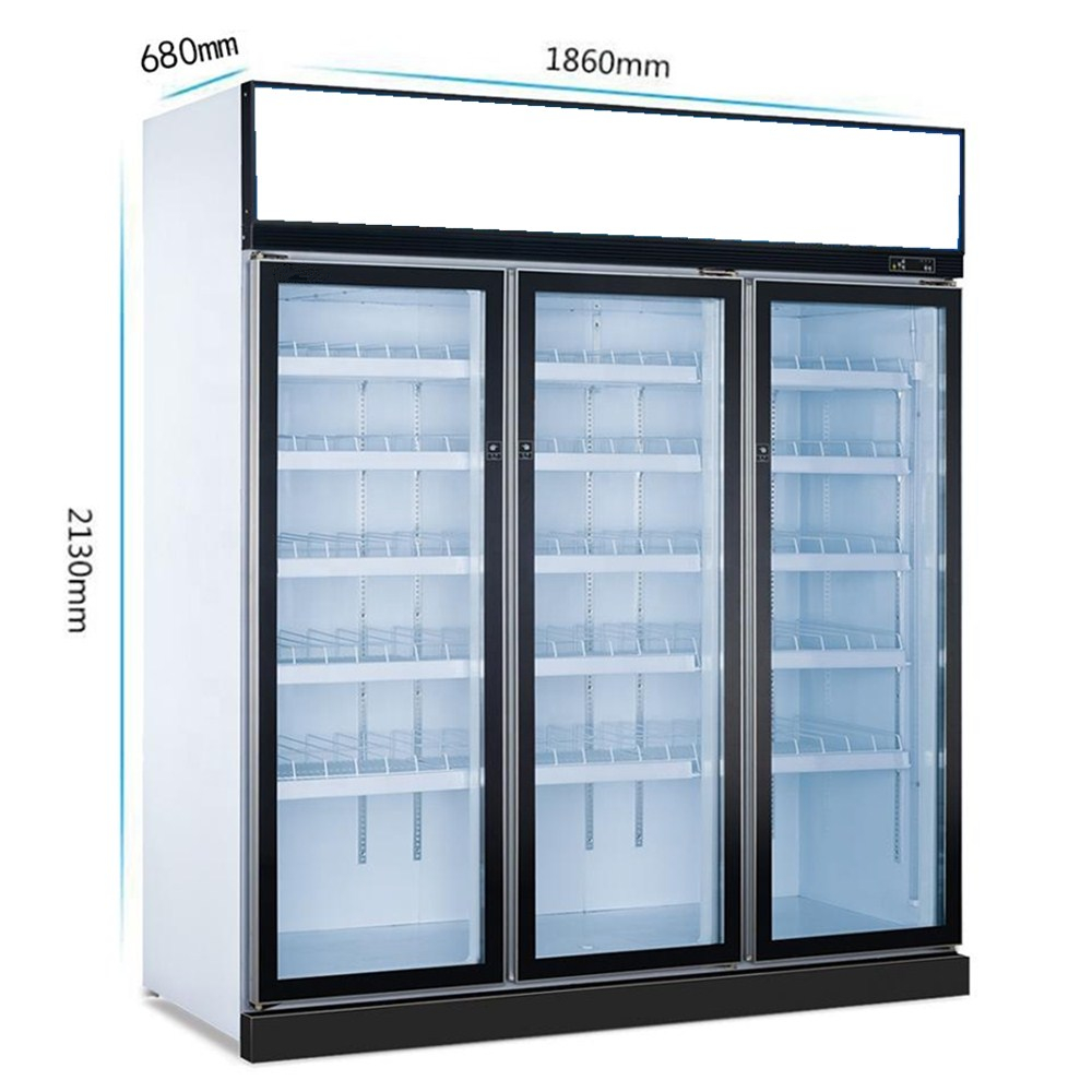 Cold Drink Fridge Beverage Display Showcase