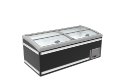 Island Display Freezer Direct Cooling Combination Freezer