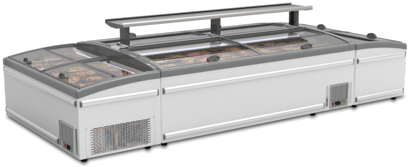 Frozen Food Display Chiller Refrigeration Equipment