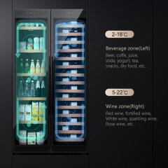 High Quality Wine Display Fridge Beverage Showcase